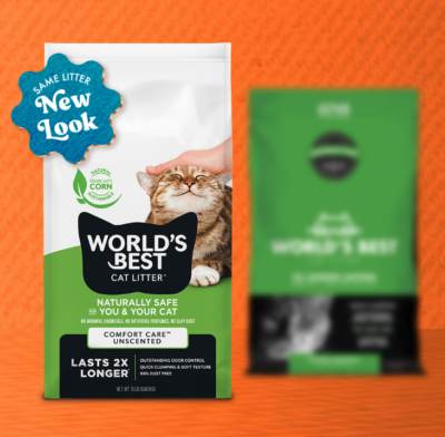 World’s Best Cat Litter Debuts Litter Designed to Eliminate “Poop Stink,” New Branding